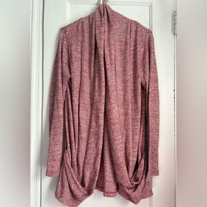 UGG Drapped Open Front with Pockets Soft Knit Cardigan, Sz: Large
